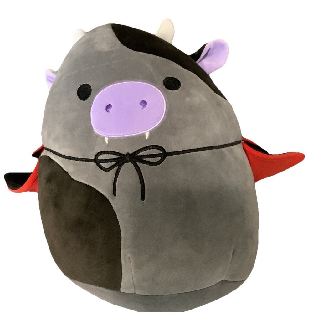 Bridgette The Cow Dracula Squishmallows Halloween Theme. New With Tags